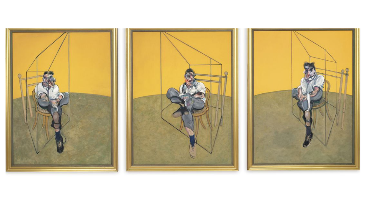  Three Studies of Lucian Freud